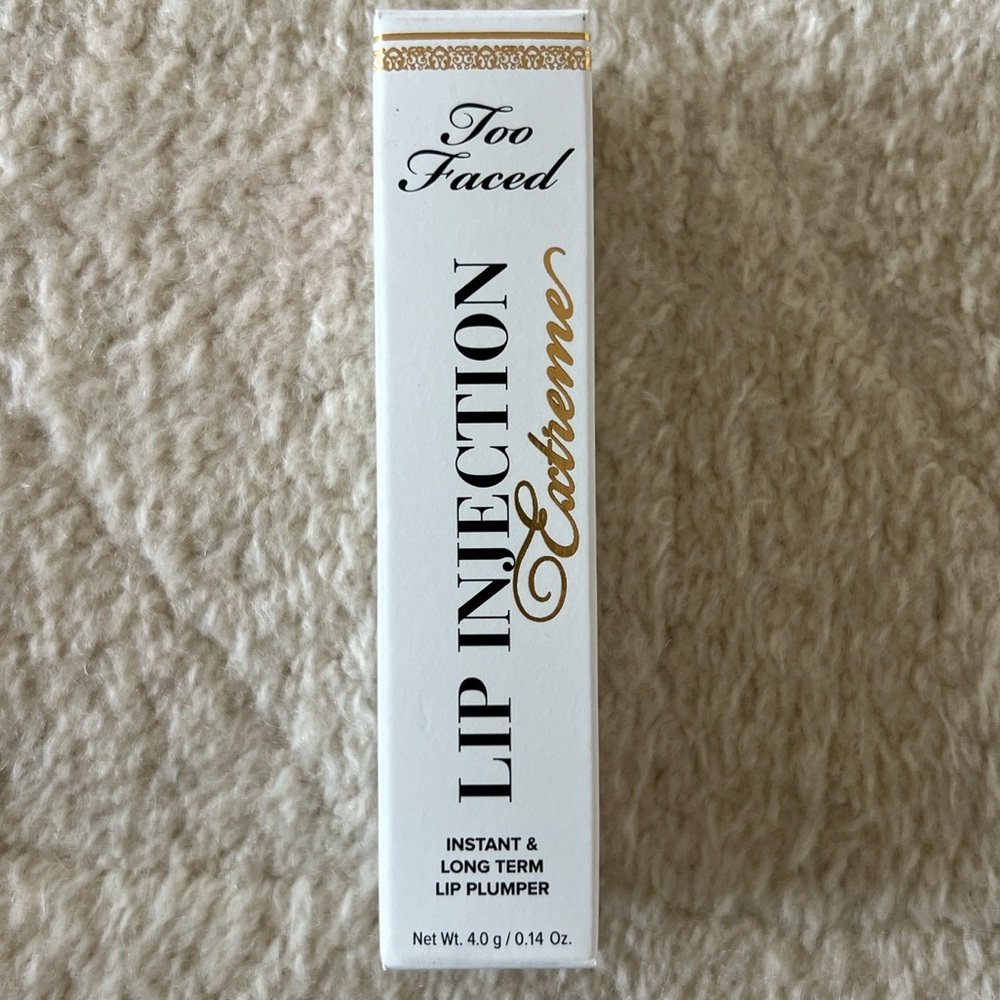Brand new TooFaced lip injection extreme